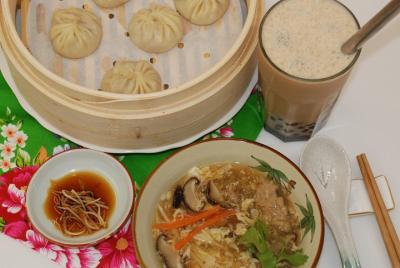 Experiencia tradicional de comida ligera de Taiwán 