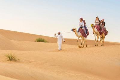  Dubai: Desert Safari con paseo en camello y duna Bashing
