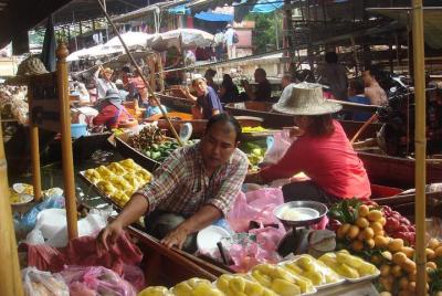 Bangkok - Mercado flotante Damneun Saduak medio día Bangkok - Mercado flotante Damneun Saduak medio día