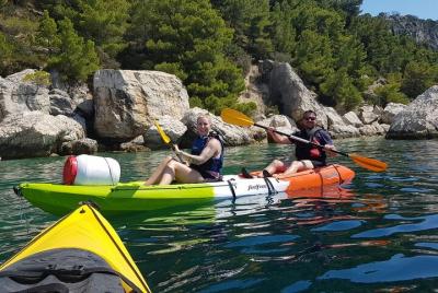 Tour privado de kayak de mar y snorkel en Split