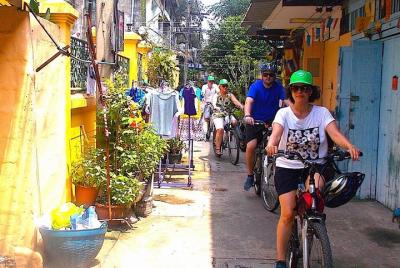 Excursión de medio día en bicicleta cultural de Siam Boran a Bang
