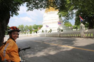 Excursión cultural en bicicleta por la ciudad de Ayutthaya de med
