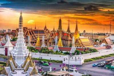 Bangkok Sunset Selfie Landmark Tour con cena en China Town