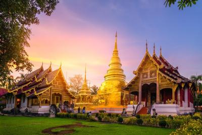 Visita al atardecer de los templos de Wat Umong y Doi Suthep: med Visita al atardecer de los templos de Wat Umong y Doi Suthep: med