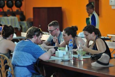 Cena casera tailandesa en Chiang Mai