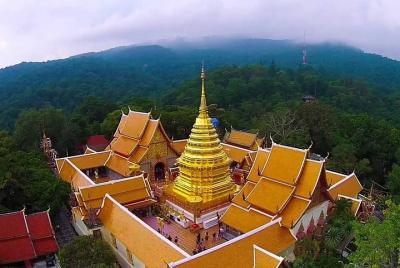 Excursión a Wat Doi Suthep y artesanía tailandesa desde Chiang Ma