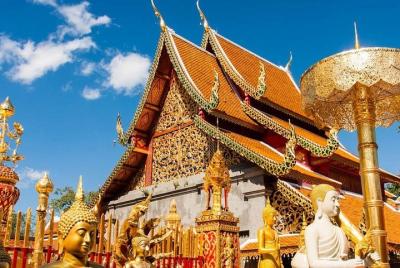 Excursión de medio día: Wat Doi Suthep y Phu Ping Palace desde Ch
