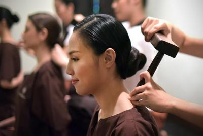 Masaje Tok Sen en Fah Lanna Spa en Chiang Mai