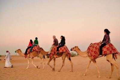 Safari por el desierto de Dubai con paseos en camello y danza del Safari por el desierto de Dubai con paseos en camello y danza del
