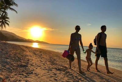 Koh Tan y Koh Madsum Sunset Trip en barco de cola larga desde Koh