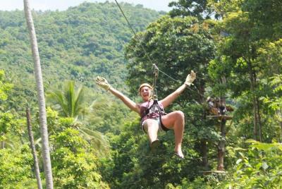 Ko Samui: Sky Fox Cable Ride en la jungla