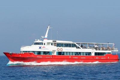 Koh Phangan a Ao Nang por Seatran Discovery Ferry, entrenador y m Koh Phangan a Ao Nang por Seatran Discovery Ferry, entrenador y m