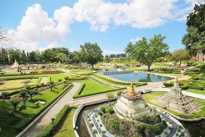 Mini Siam Miniature World en la entrada de Pattaya