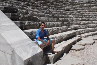 Side Antic City- Aspendos Antique Theatre. Cascada Duden
