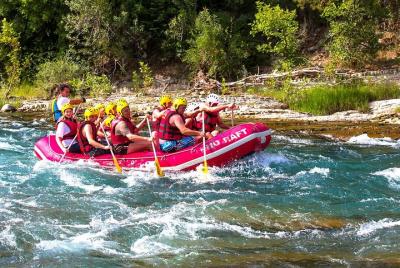 Zipline, descenso de barrancos y rafting desde Alanya-Side-Antaly