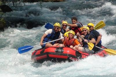 Rafting y aventura en quad con tirolina, tour combinado desde los