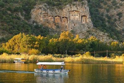 Explore Dalyan, King Tombs, Mud Bath and Turtle Beach from Fethiy