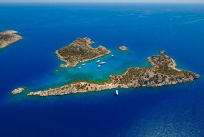 Tour compartido Kekova y Sunken City desde el puerto de Kas con a