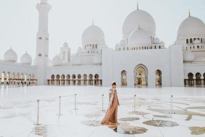 Tour de día completo en Abu Dhabi: Gran Mezquita y Louvre y Herit