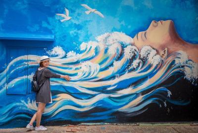 Half-day: BIG GROUP TAM THANH MURAL VILLAGE AND KY ANH TUNNEL FRO