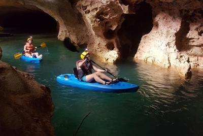 V.i.V. Aventura de kayak en cuevas y Altun Ha desde la ciudad de 