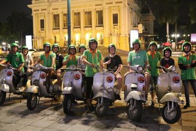 Hanoi Vespa After Dark vespa food tour Hanoi Vespa After Dark vespa food tour