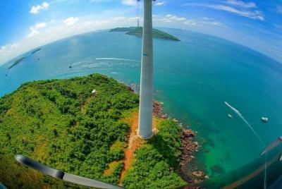 Teleférico, parque acuático Aquatopia y 4 islas en lancha rápida Teleférico, parque acuático Aquatopia y 4 islas en lancha rápida