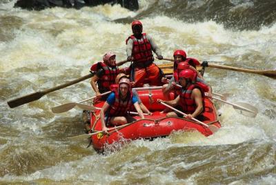 Rafting en aguas bravas en Zambia