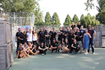 Juego de láser en Ámsterdam