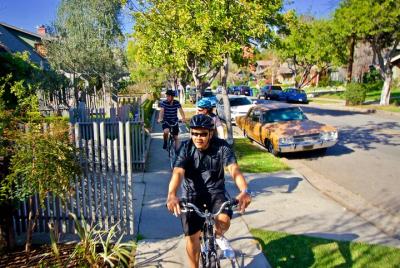 Tour privado en bicicleta por Hollywood de 2.5 horas con caminata