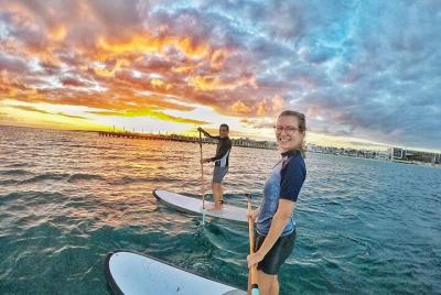 Paddleboard Sunset Session Mar Caribe + Fotos