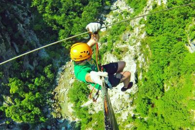 Bovec Zipline - cañón Ucja: la tirolesa más grande de Europa