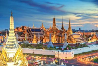 Bangkok Sunset Selfie Landmark Tour con cena en China Town
