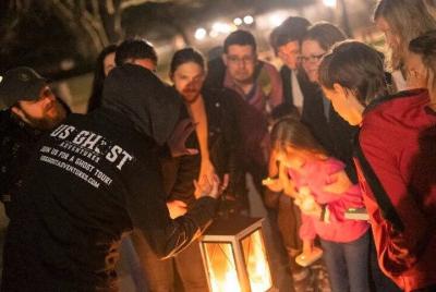 Recorrido guiado a pie por los fantasmas por la noche de Ashevill