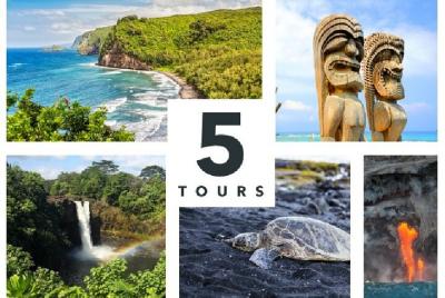 Paquete de aventuras en Big Island: 5 recorridos de conducción de Paquete de aventuras en Big Island: 5 recorridos de conducción de