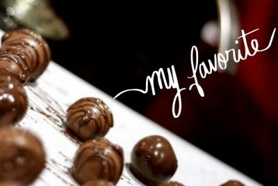 Fiesta de hacer trufas de chocolate para adultos