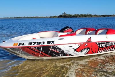 Paseo en lancha motora: ¡el paseo más salvaje del golfo! Paseo en lancha motora: ¡el paseo más salvaje del golfo!