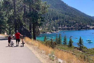 Excursión de día completo en bicicleta autoguiada por el lago Tah Excursión de día completo en bicicleta autoguiada por el lago Tah