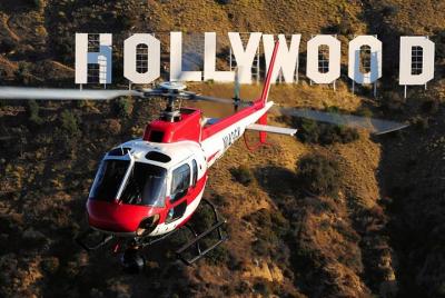 ¡Hurra por el tour en helicóptero por Hollywood! ¡Hurra por el tour en helicóptero por Hollywood!