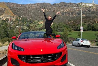 El mejor tour privado de Ferrari California al letrero de Hollywo