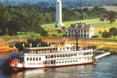 Paddlewheeler criolla reina histórico crucero por el río Mississi