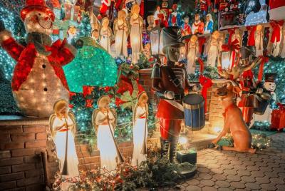Luces de Navidad de Dyker Heights y Winter Village en Bryant Park Luces de Navidad de Dyker Heights y Winter Village en Bryant Park