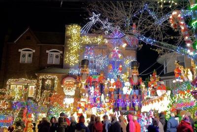 Luces navideñas en Dyker Heights, Nueva York Luces navideñas en Dyker Heights, Nueva York