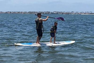 Lección de SUP en la bahía de San Diego (Stand up Paddle Board)  Lección de SUP en la bahía de San Diego (Stand up Paddle Board)