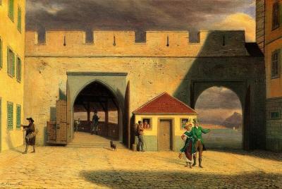 Paseo privado de 1.5 horas por la noche en la ciudad medieval de 