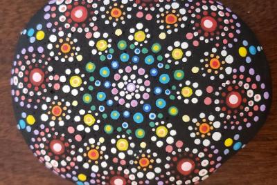 Lakeside Rock Mandala Painting Experience