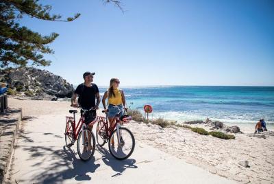 Experimente Rottnest con ferry y alquiler de bicicletas desde Per