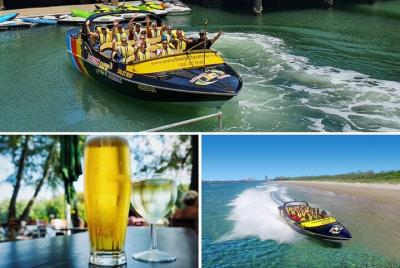 Jet Boat Express + "Cervezas en la cubierta" Jet Boat Express +