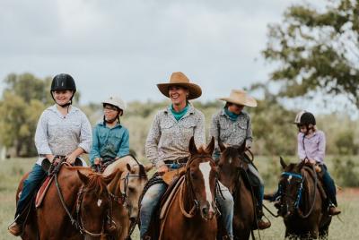 Experiencia grupal de equitación de media hora