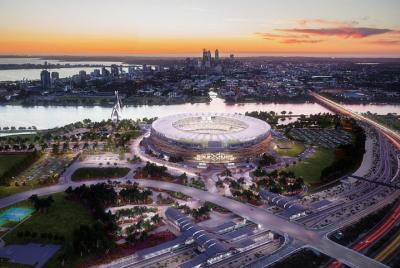 El recorrido por el estadio Optus